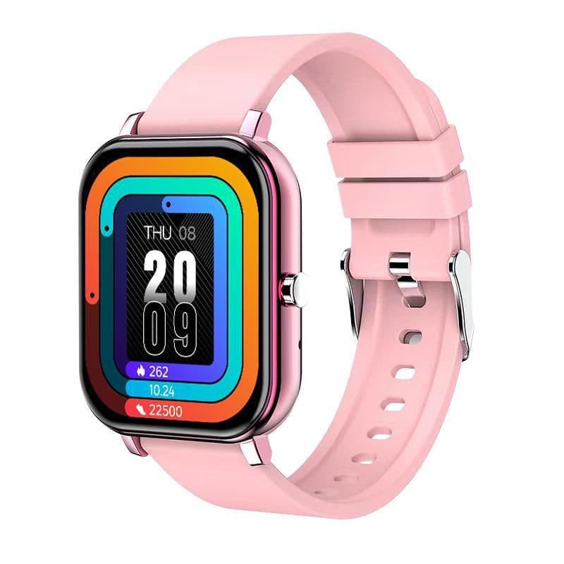 image-Wholesale P8 bluetooth call smart watch heart rate blood pressure color screen sports H10 smart watch 1.69 screen