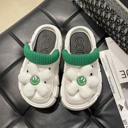image-Fashion Clogs With Charms Shoes Outdoor Women Slippers Thick