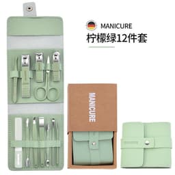 image-Stainless steel nail clipper set nail clipper gift set customized logo 16-piece nail clipper set Douyin hot style