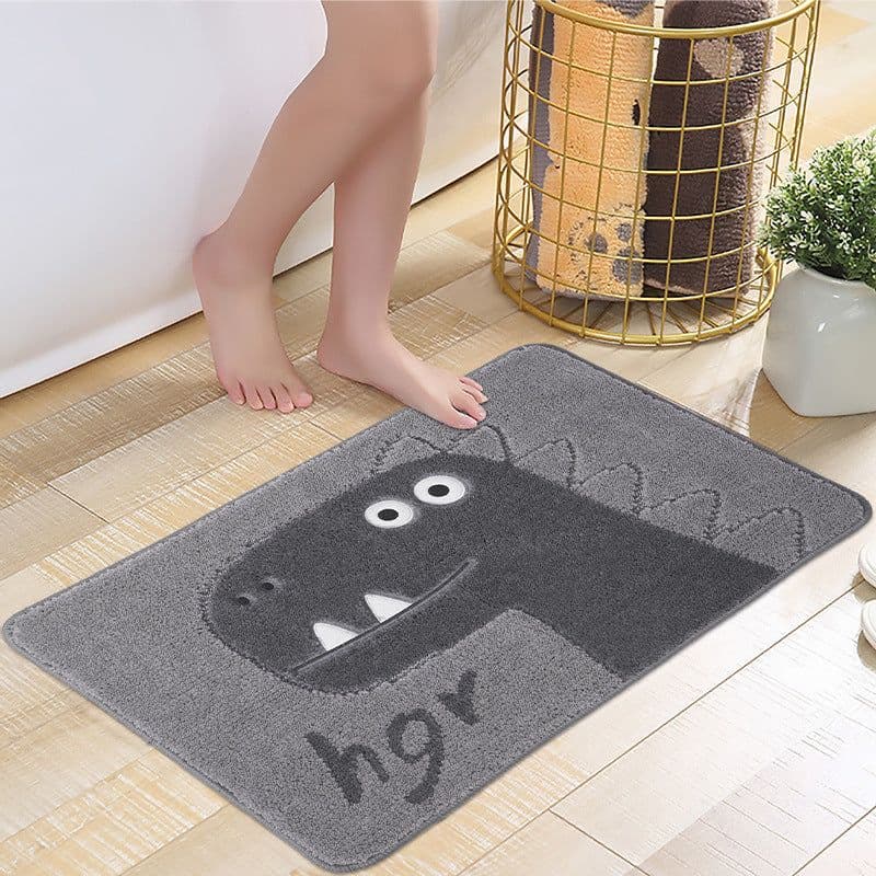 image-Xia Lang cartoon door mat door mat absorbent foot mat home door bathroom entry non-slip mat carpet