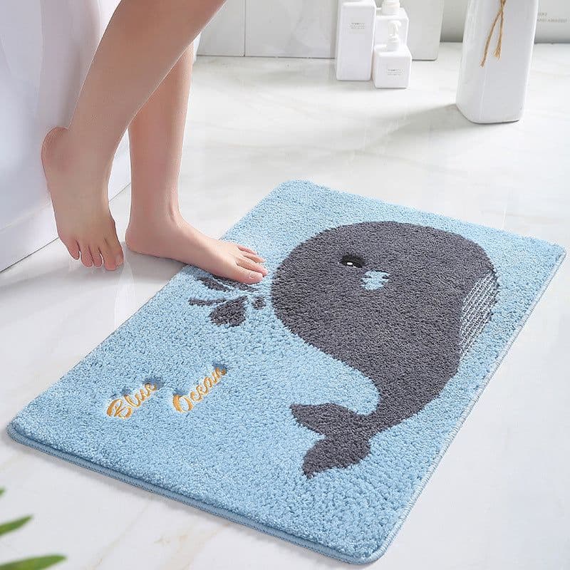 image-Xia Lang cartoon door mat door mat absorbent foot mat home door bathroom entry non-slip mat carpet