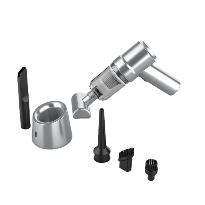 image-Car vacuum cleaner, vacuum blower, wireless charging, small handheld, high-power blower for home use in the car