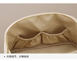 image-large-capacity cosmetic bag new portable travel wash bag PU cosmetic storage bag