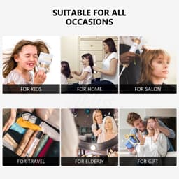 image-Multi-function high-speed brushless noise reduction styling hair dryer for curly hair 7-in-1 hair drying comb replacement hot air comb