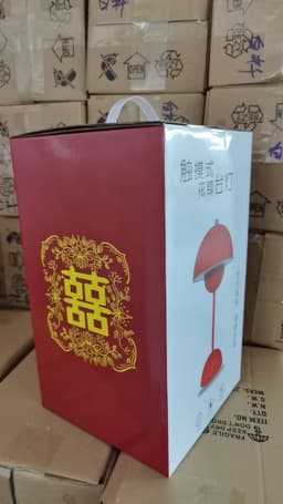 image-Cross-border e-commerce Nordic Danish bud table lamp wedding room bedroom desk decoration atmosphere lamp bedside mushroom lamp