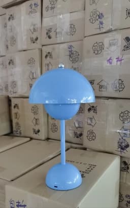 image-Cross-border e-commerce Nordic Danish bud table lamp wedding room bedroom desk decoration atmosphere lamp bedside mushroom lamp
