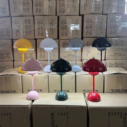 image-Cross-border e-commerce Nordic Danish bud table lamp wedding room bedroom desk decoration atmosphere lamp bedside mushroom lamp