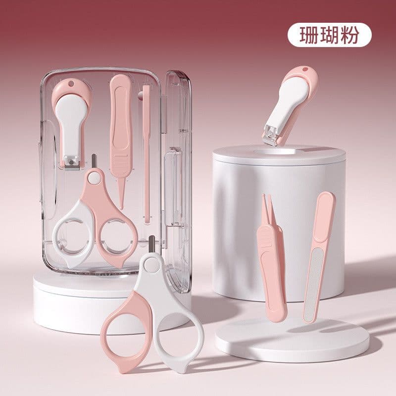 image-Baby nail scissors set nail polisher baby nail scissors pliers artifact newborn safety special toddler products