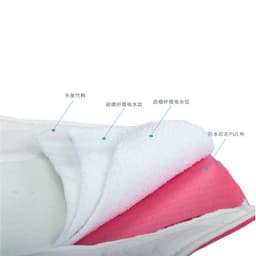 image-Cross-border bamboo cotton washable sanitary napkin skin-friendly breathable anti-leakage aunt towel recyclable menstrual pad manufacturer