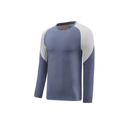 image-Men's sports long-sleeved T-shirt running training men's round neck long-sleeved quick-drying sweatshirt cycling slim sports fitness clothing