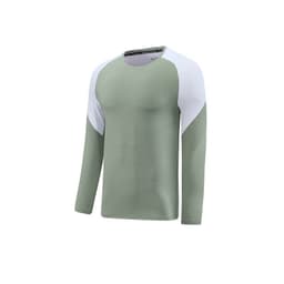 image-Men's sports long-sleeved T-shirt running training men's round neck long-sleeved quick-drying sweatshirt cycling slim sports fitness clothing