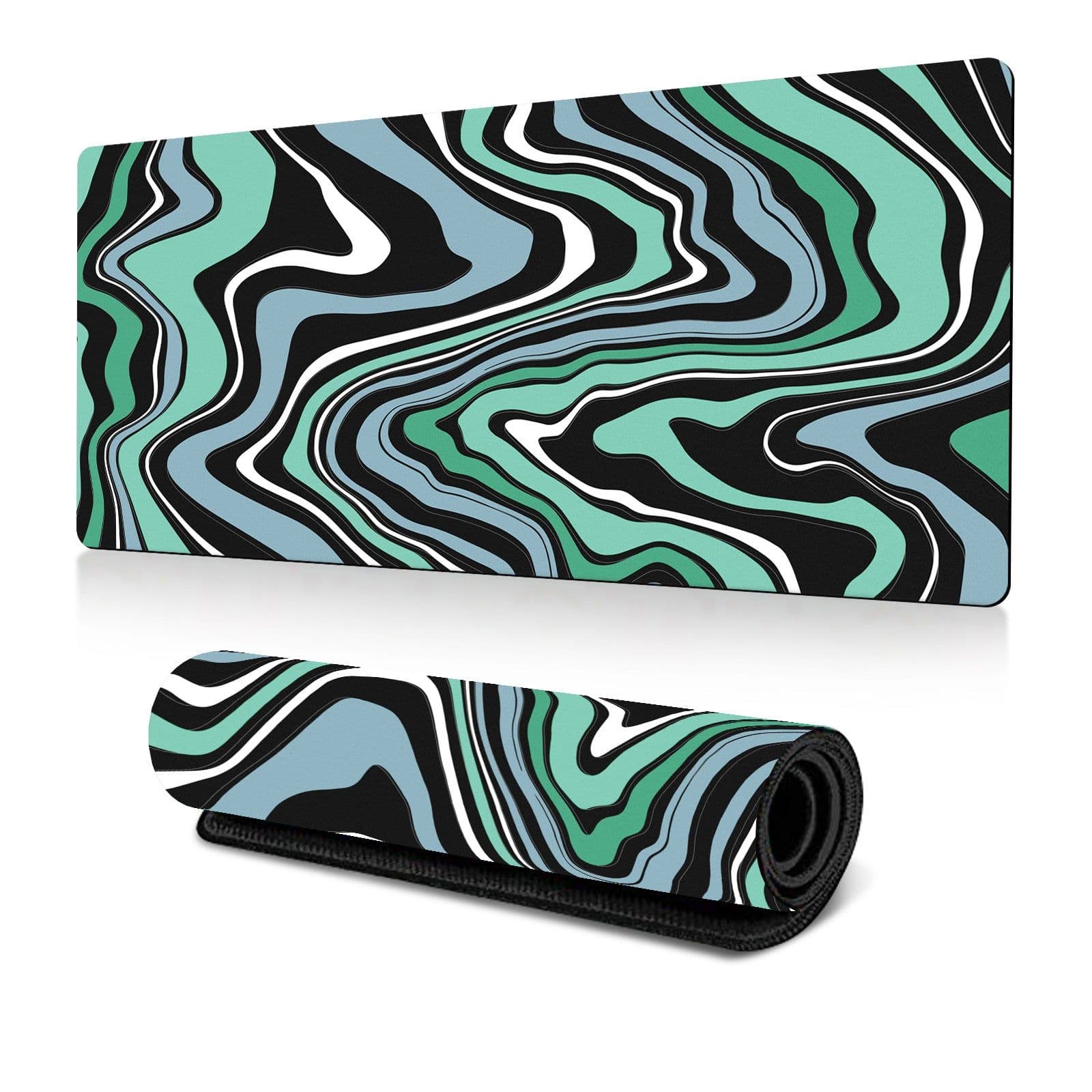 image-Amazon Abstract Corrugated Mouse Pad Large Heat Transfer Desk Pad Abstract Fluid Art Design Factory Direct