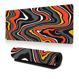 image-Amazon Abstract Corrugated Mouse Pad Large Heat Transfer Desk Pad Abstract Fluid Art Design Factory Direct