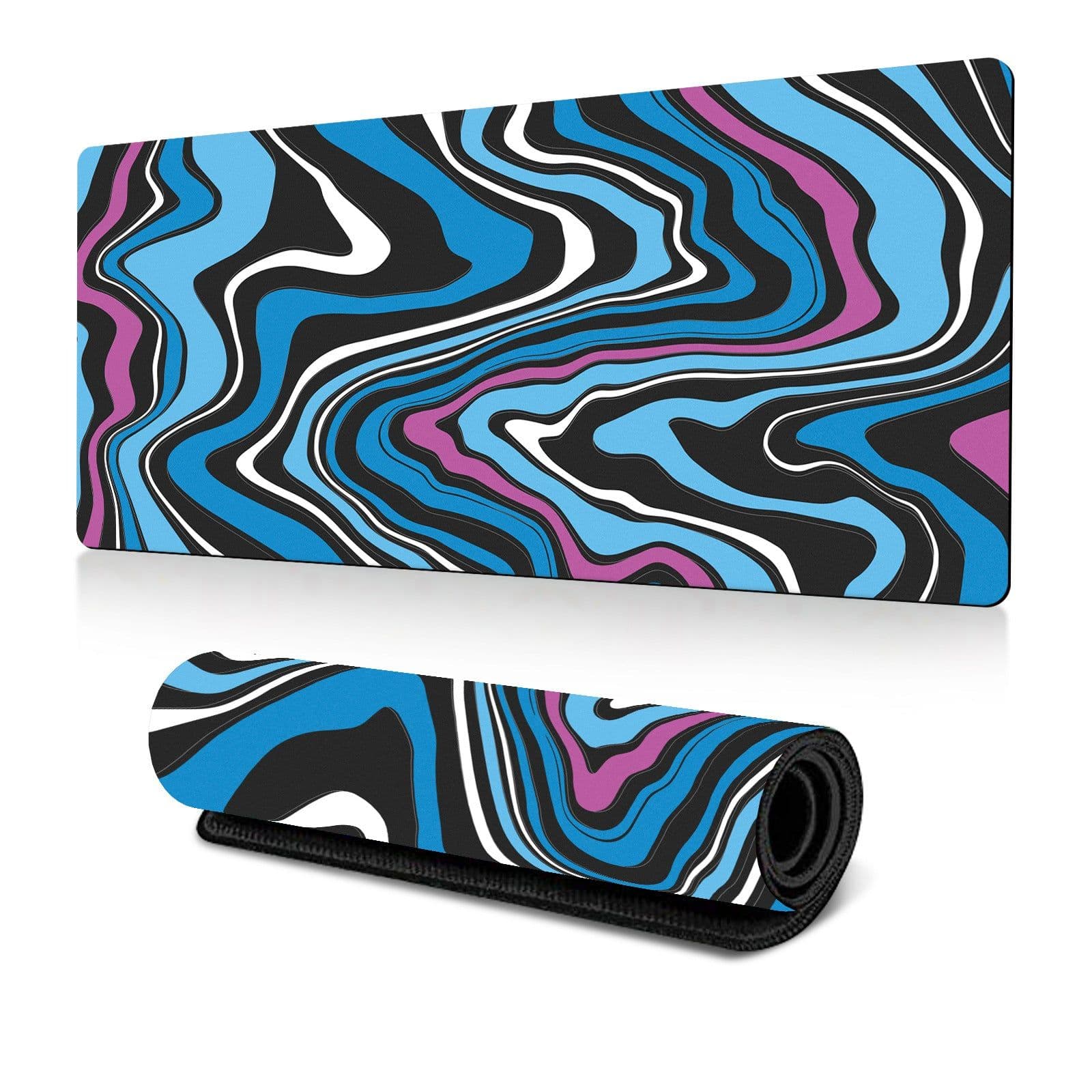 image-Amazon Abstract Corrugated Mouse Pad Large Heat Transfer Desk Pad Abstract Fluid Art Design Factory Direct