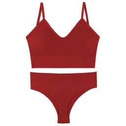 image-Cross-border push-up push-up sexy vest style underwear triangular cup thin French bra for women without steel rims beautiful back