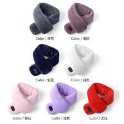 image-Cross-border electric heating scarf carbon fiber heating scarf smart electric heating scarf for men and women heating and warming cervical vertebra wholesale