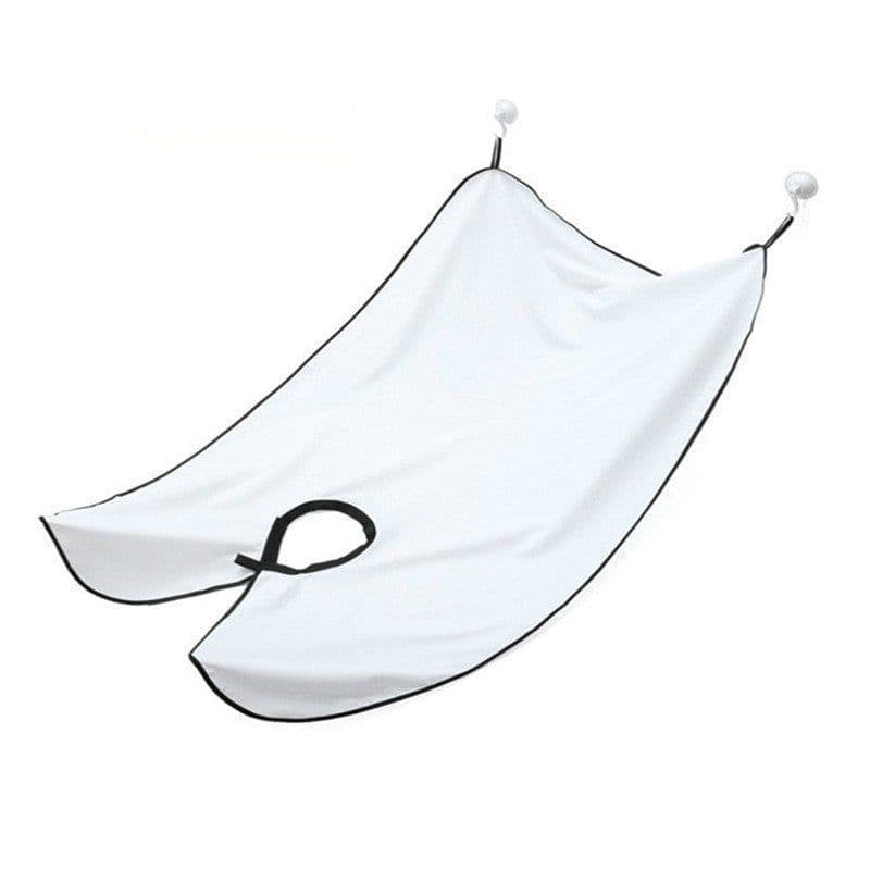 image-Shaving apron men's shaving apron beard styling tool transparent suction cup shaving and trimming apron
