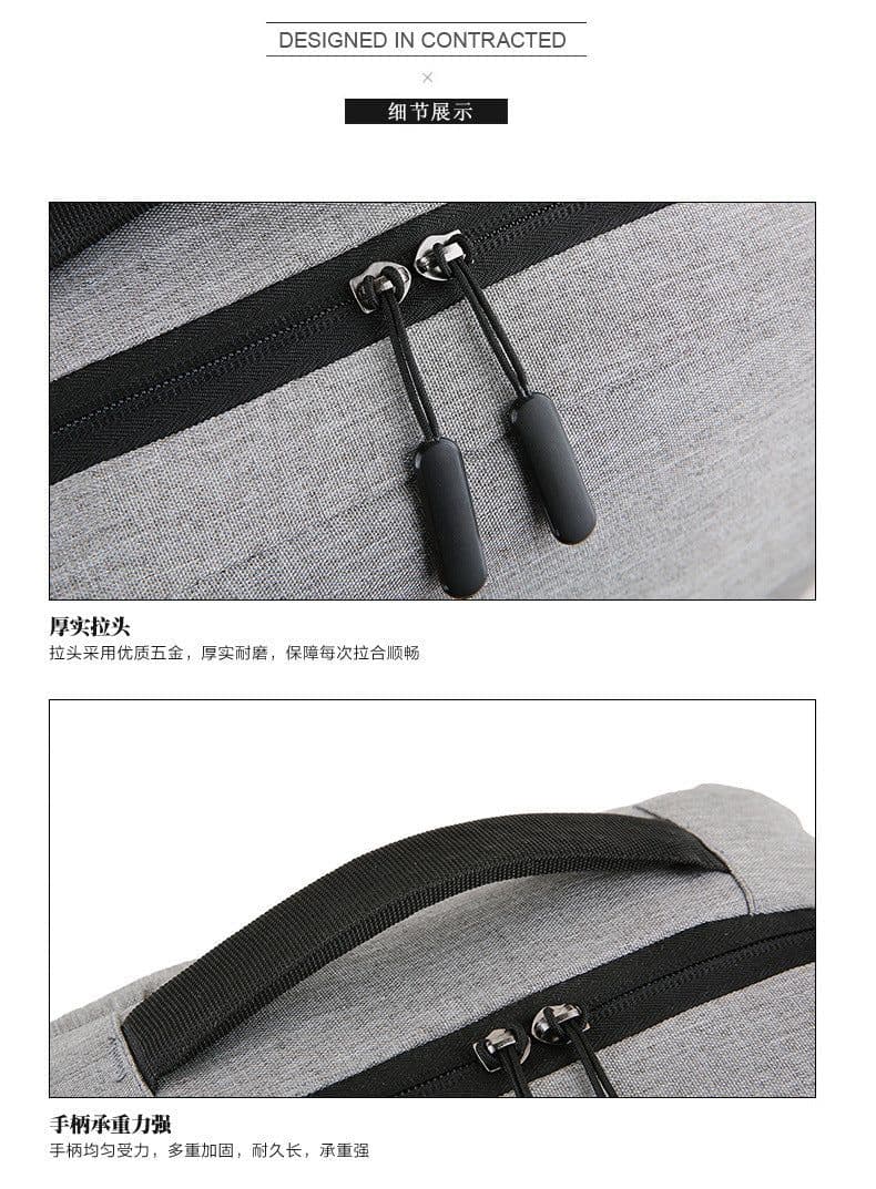 image-Business Backpack Men's Bag Laptop Bag Simple Commuting Casual Logo Printed Large Capacity Backpack Wholesale