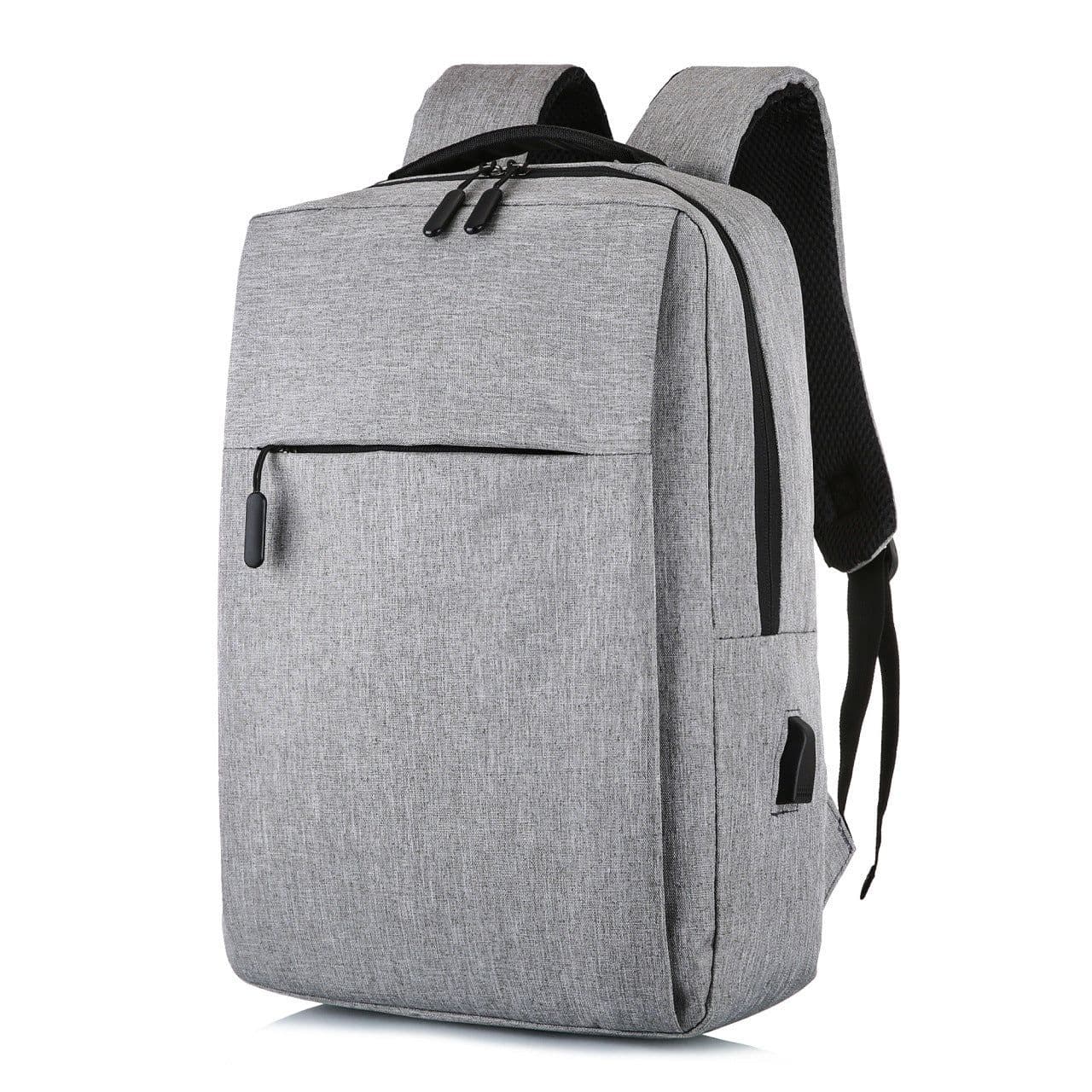 image-Business Backpack Men's Bag Laptop Bag Simple Commuting Casual Logo Printed Large Capacity Backpack Wholesale
