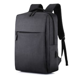 image-Business Backpack Men's Bag Laptop Bag Simple Commuting Casual Logo Printed Large Capacity Backpack Wholesale