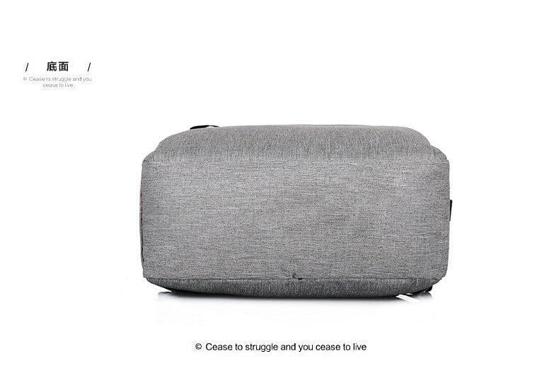 image-Business Backpack Men's Bag Laptop Bag Simple Commuting Casual Logo Printed Large Capacity Backpack Wholesale