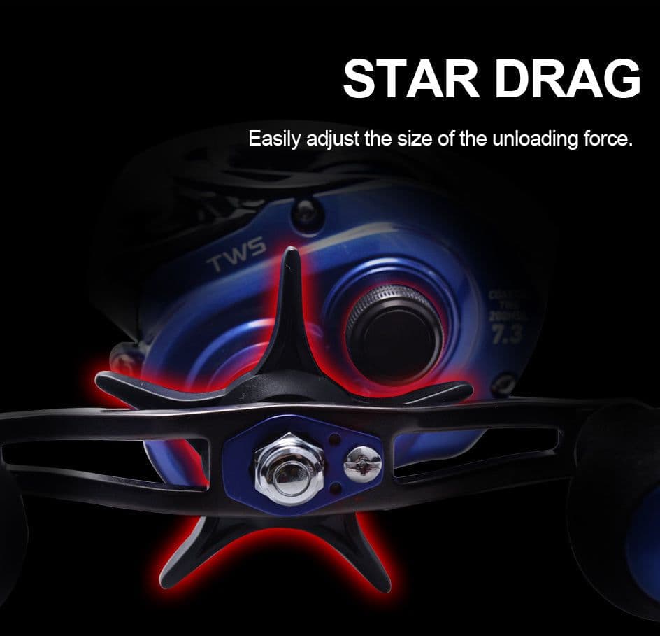 image-Fishing Baitcasting Reels 200HS/200HSL SV SpoolSaltwater Fishing Low