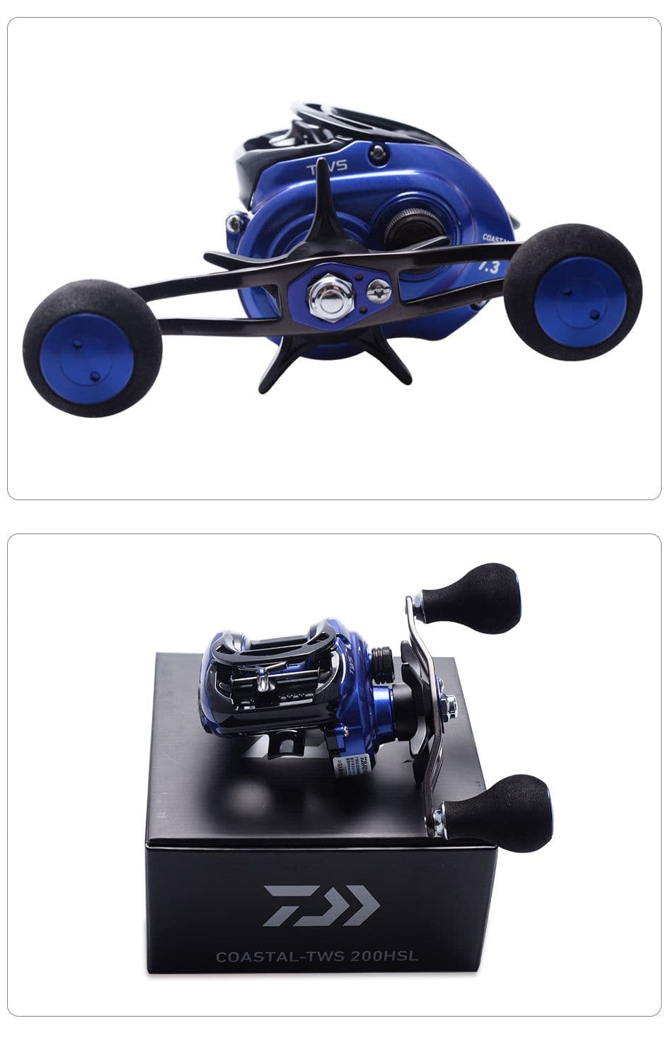 image-Fishing Baitcasting Reels 200HS/200HSL SV SpoolSaltwater Fishing Low
