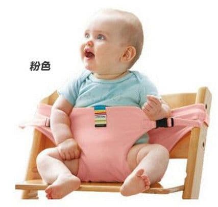 image-New baby dining chair fixed strap auxiliary belt portable baby seat cover children's dining chair belt