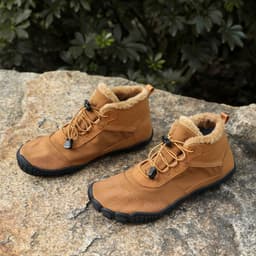 image-Factory direct sales of new casual men's and women's cotton shoes plus velvet waterproof shock-absorbing snow boots warm couple high-top cotton boots