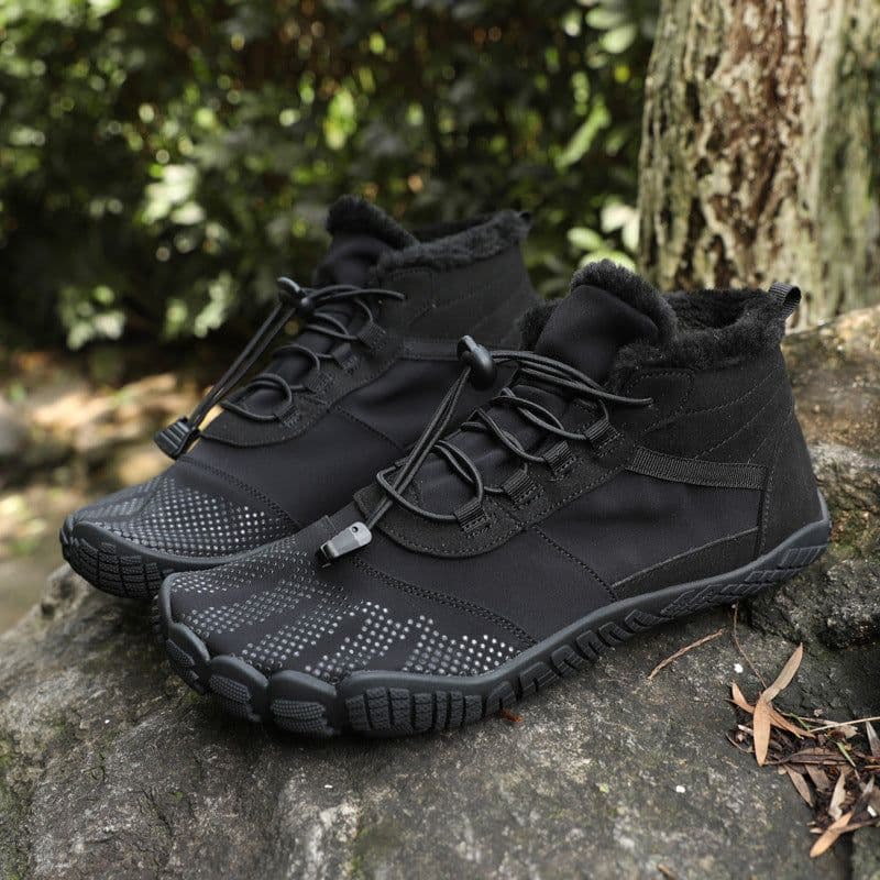 image-Factory direct sales of new casual men's and women's cotton shoes plus velvet waterproof shock-absorbing snow boots warm couple high-top cotton boots