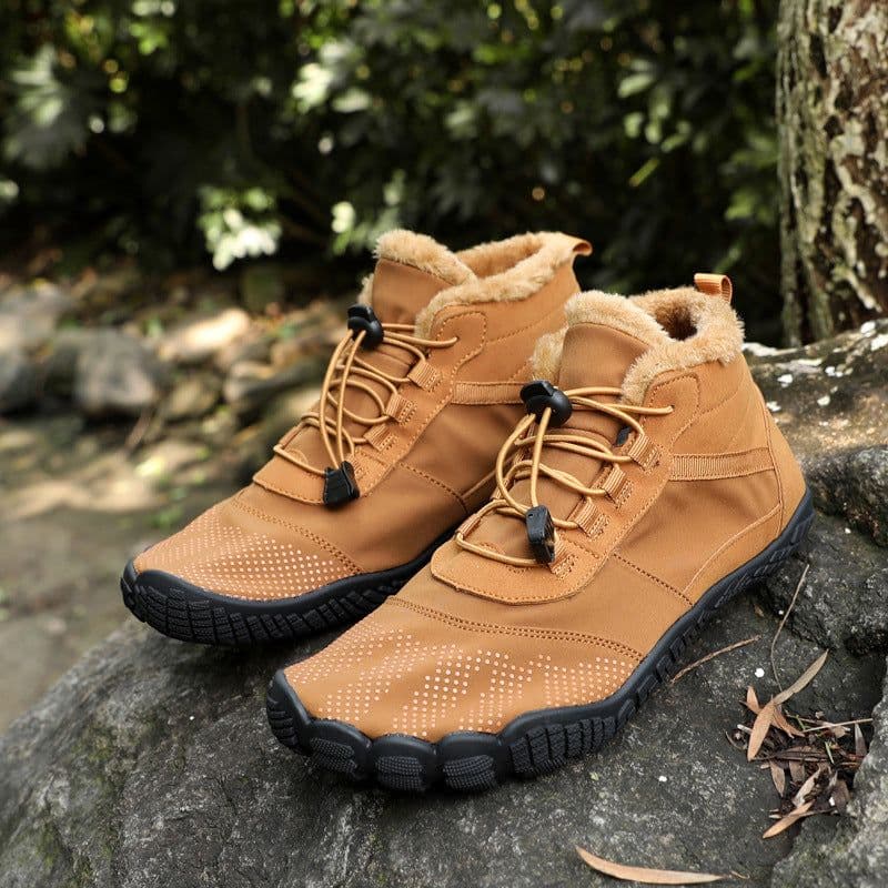image-Factory direct sales of new casual men's and women's cotton shoes plus velvet waterproof shock-absorbing snow boots warm couple high-top cotton boots
