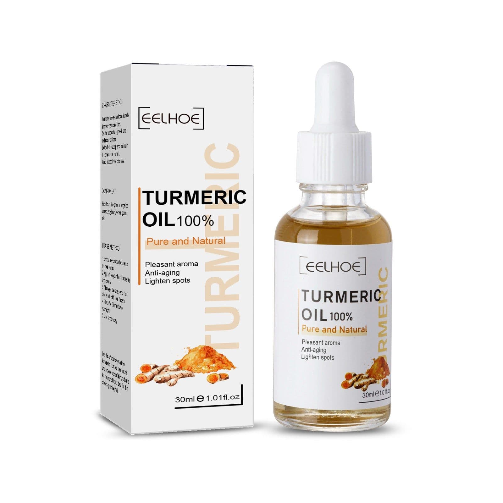 image-EELHOE Turmeric Dark Spot Correction Essence Improves Skin Tone Essence Facial Care Spot Moisturizing