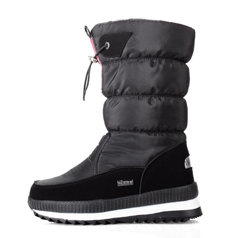 image-Foreign trade winter velvet women's snow boots non-slip warm mid-calf thickened casual cotton boots non-slip large size women's cotton shoes
