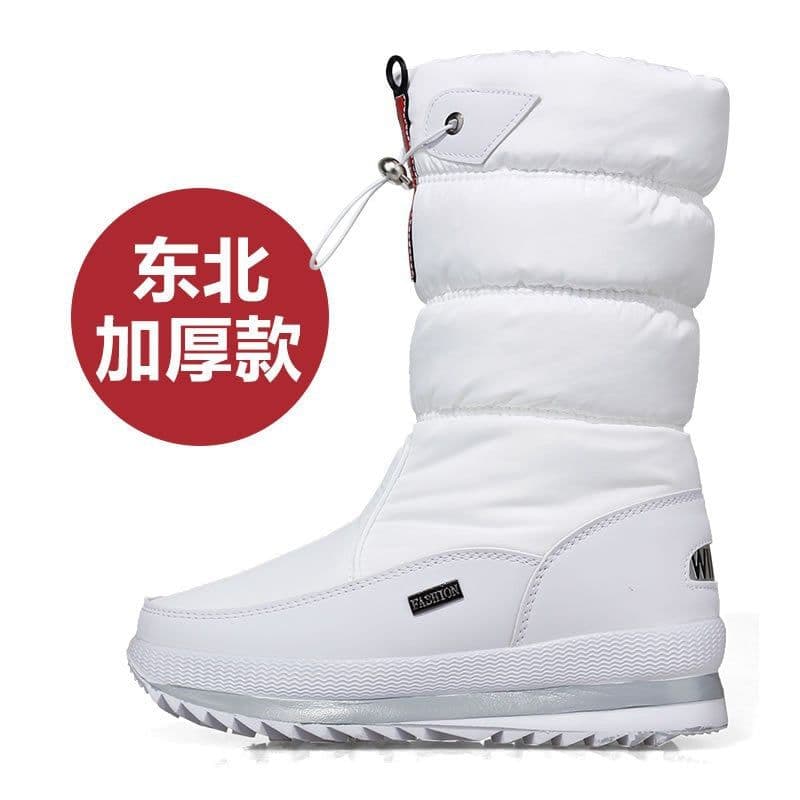 image-Foreign trade winter velvet women's snow boots non-slip warm mid-calf thickened casual cotton boots non-slip large size women's cotton shoes