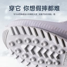image-Foreign trade winter velvet women's snow boots non-slip warm mid-calf thickened casual cotton boots non-slip large size women's cotton shoes