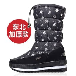 image-Foreign trade winter velvet women's snow boots non-slip warm mid-calf thickened casual cotton boots non-slip large size women's cotton shoes