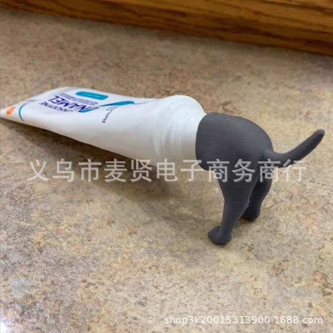 image-Cross-border new product pooping dog butt toothpaste topper dog toothpaste spoof squeeze toothpaste