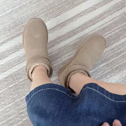 image-Manufacturer's micro-business live broadcast Zhou Dongyu's same style mini boots snow boots winter warm low-cut cowhide cotton shoes for men and women