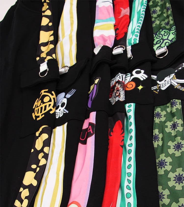 image-One Piece trousers Trafalgar Law Luffy skull Zoro Ace casual overalls trousers sweatpants men
