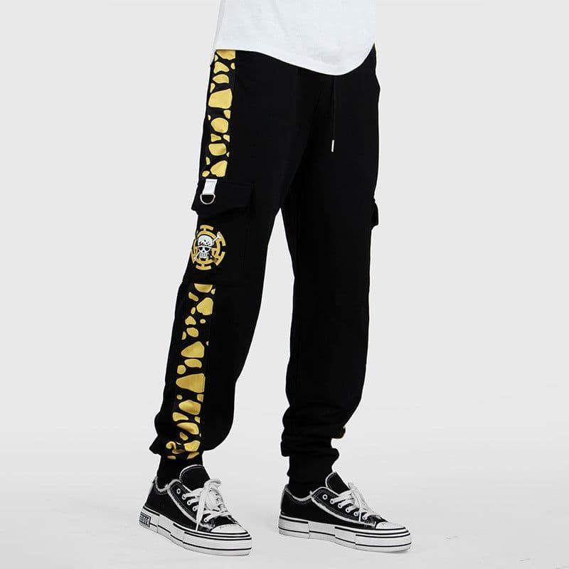 image-One Piece trousers Trafalgar Law Luffy skull Zoro Ace casual overalls trousers sweatpants men