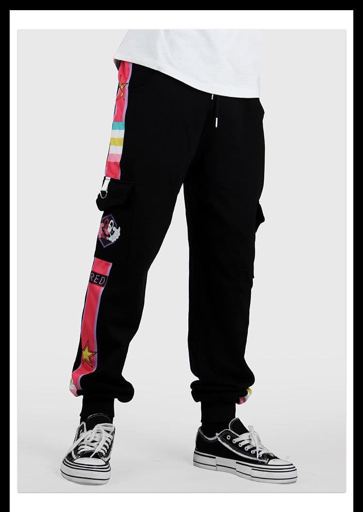image-One Piece trousers Trafalgar Law Luffy skull Zoro Ace casual overalls trousers sweatpants men