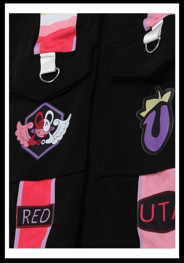 image-One Piece trousers Trafalgar Law Luffy skull Zoro Ace casual overalls trousers sweatpants men