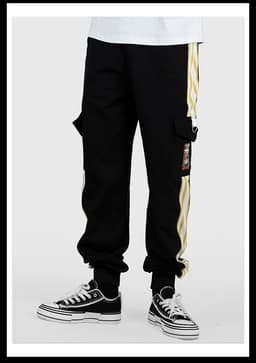 image-One Piece trousers Trafalgar Law Luffy skull Zoro Ace casual overalls trousers sweatpants men