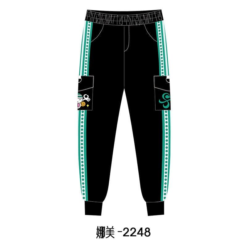 image-One Piece trousers Trafalgar Law Luffy skull Zoro Ace casual overalls trousers sweatpants men