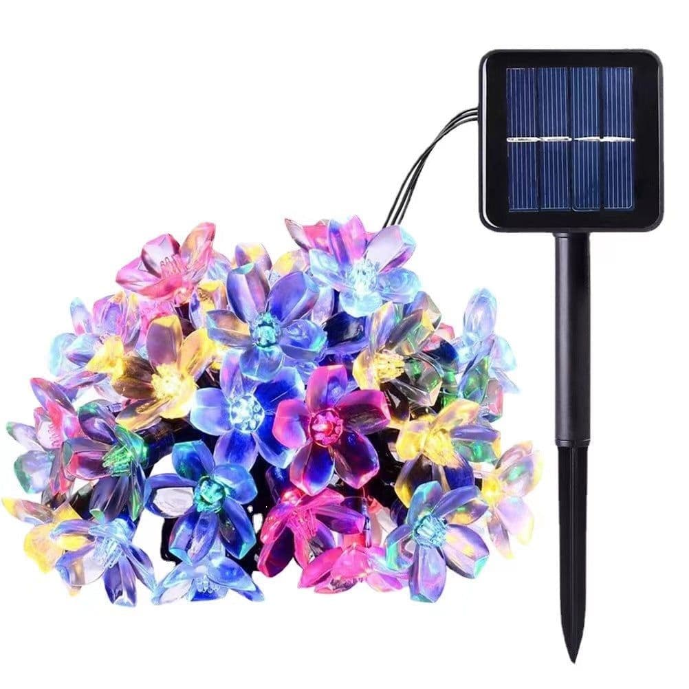 image-LED solar light string creative cherry blossom lights full of stars outdoor courtyard garden decoration atmosphere arrangement lights