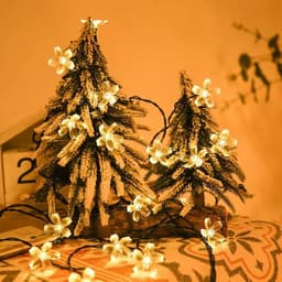 image-LED solar light string creative cherry blossom lights full of stars outdoor courtyard garden decoration atmosphere arrangement lights