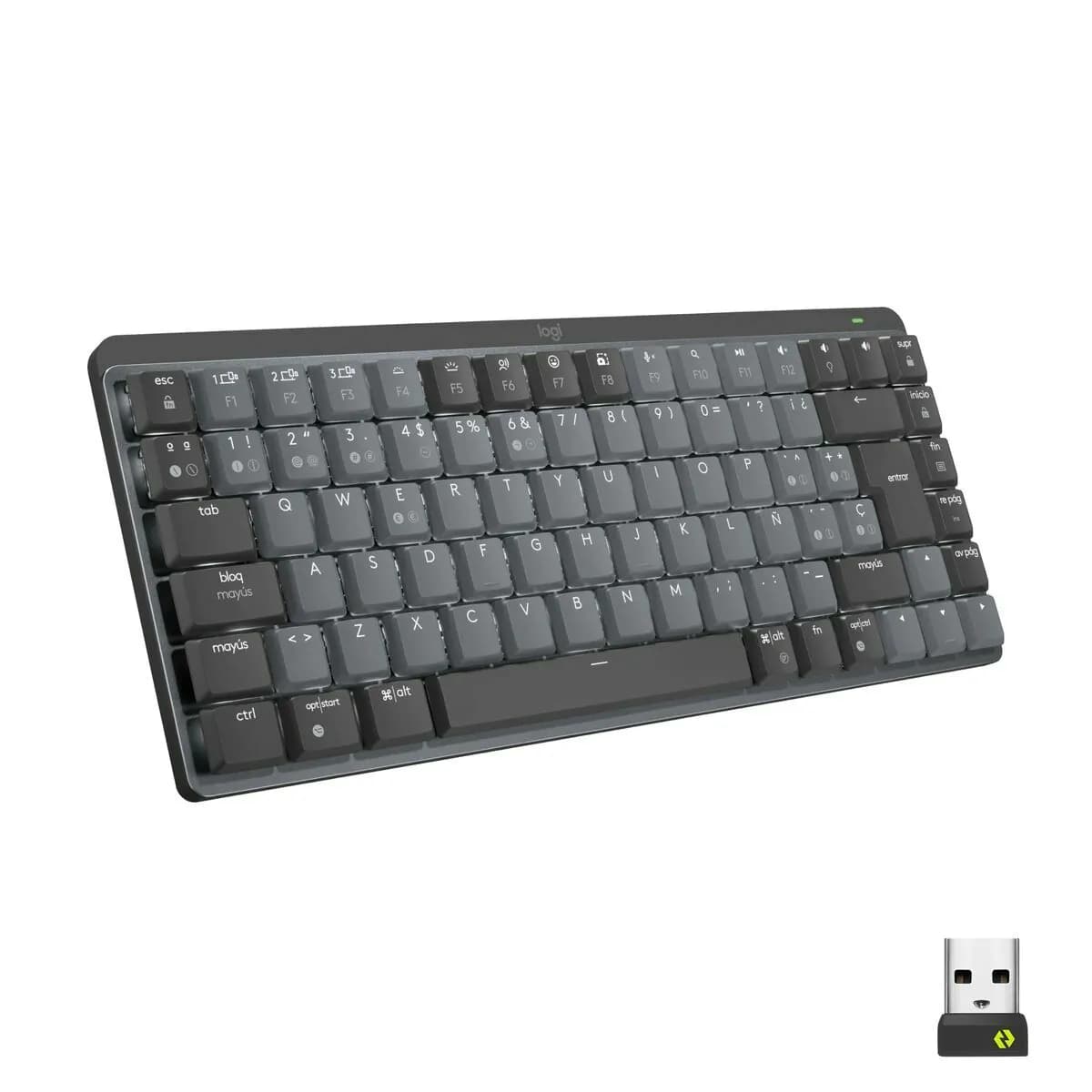 image-Bluetooth Keyboard Logitech 920-010780 English EEUU Black Grey QWERTY Qwerty US International