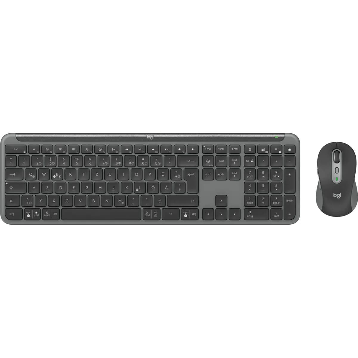 image-Keyboard and Mouse Logitech 920-012504 Graphite German QWERTZ