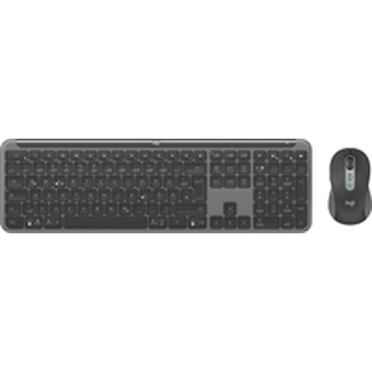 image-Keyboard and Mouse Logitech 920-012504 Graphite German QWERTZ