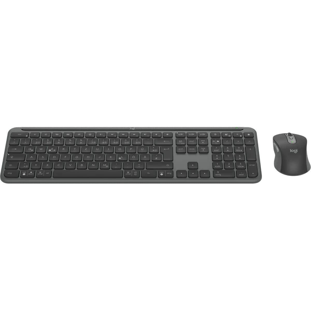 image-Keyboard and Mouse Logitech 920-012504 Graphite German QWERTZ